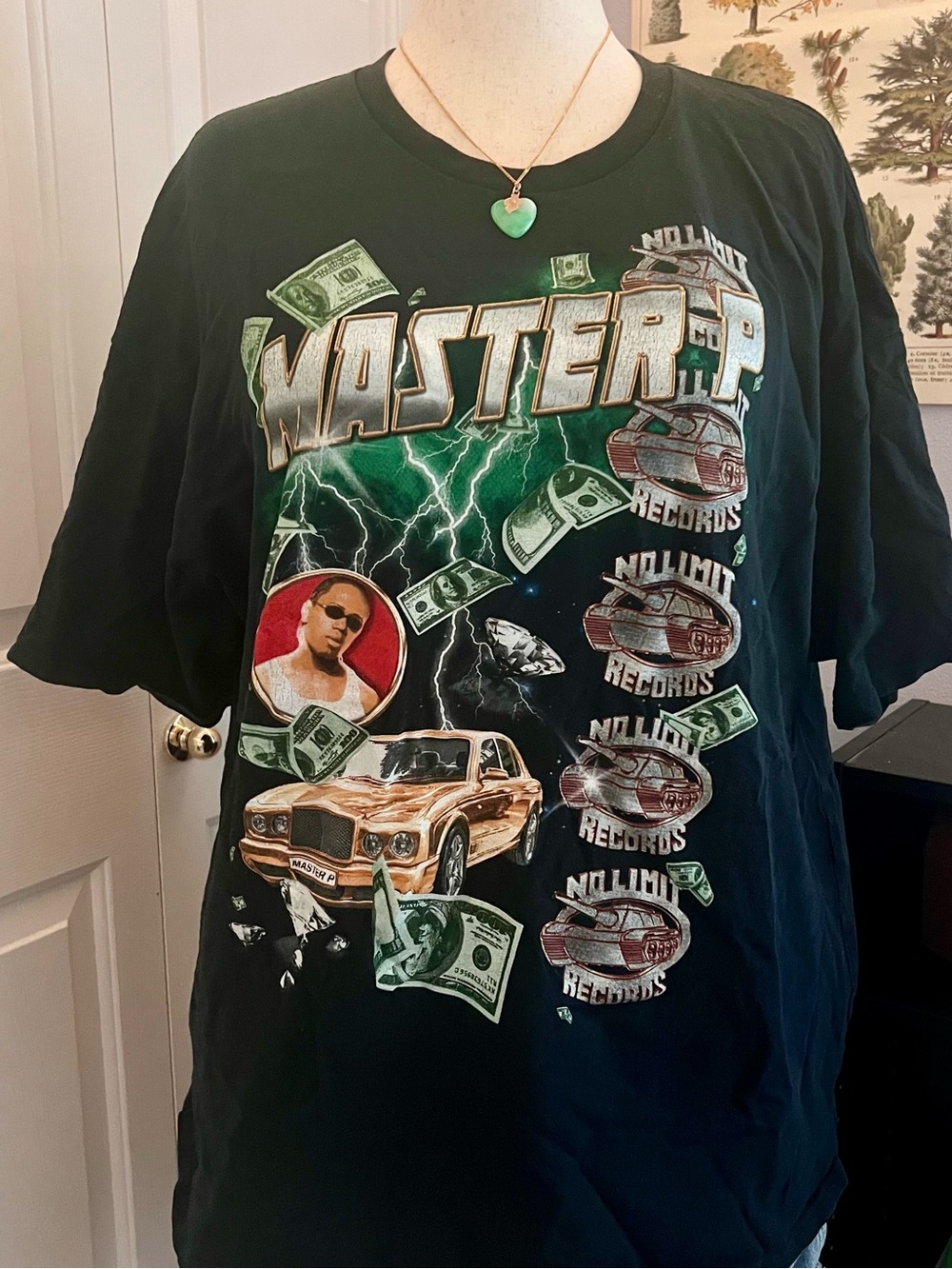 Master P Graphic Black Short-Sleeve Tee